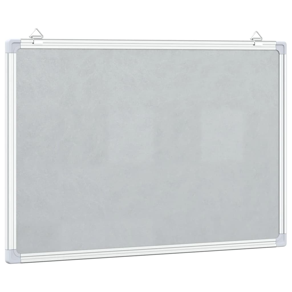 vidaXL Quadro branco magnético 40x30x1,7 cm alumínio