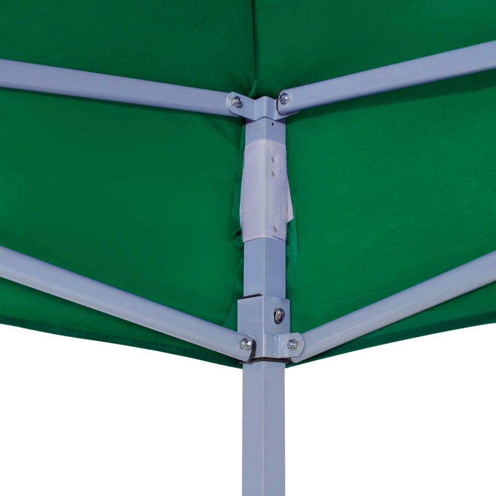 vidaXL Teto para tenda de festas 2x2 m 270 g/m² verde