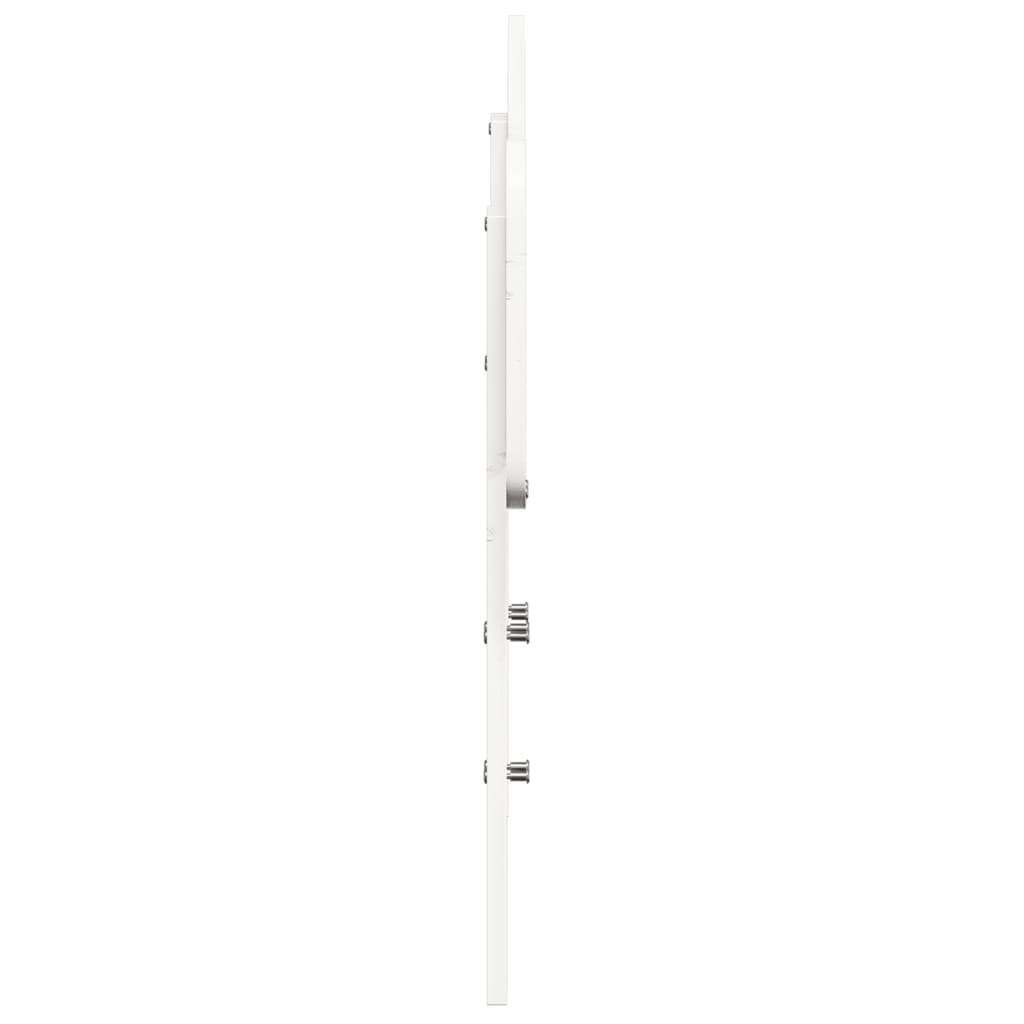 vidaXL Cabeceira 90 cm madeira de pinho maciça branco