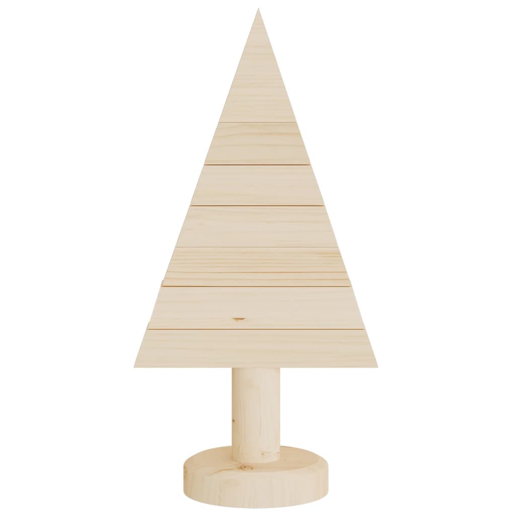 vidaXL Árvores de Natal decorativas 2pcs 30 cm madeira de pinho maciça