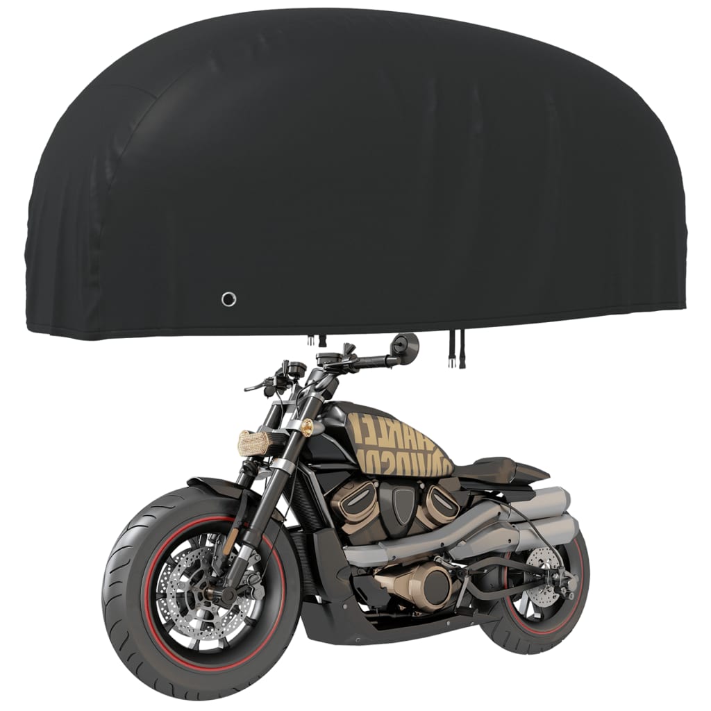 vidaXL Capas para motociclo 2 pcs 245x105x125 cm tecido oxford 210D