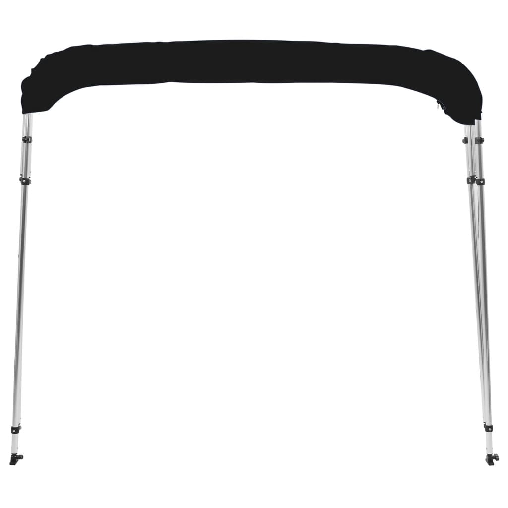 vidaXL Toldo de 4 arcos Bimini 243x210x137 cm preto