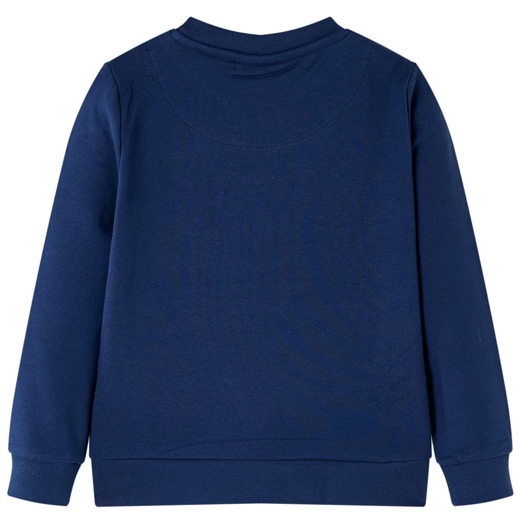 Sweatshirt para criança azul-marinho 128