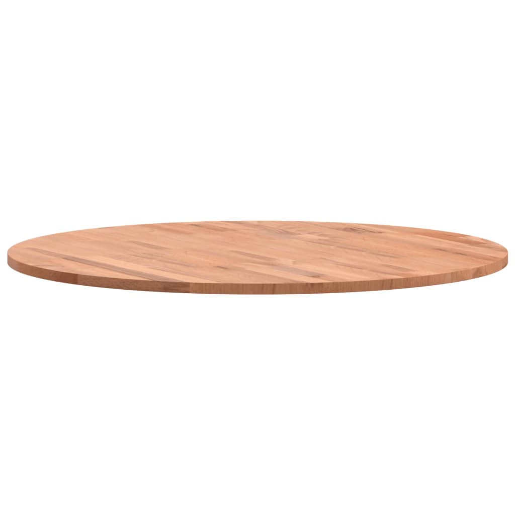 vidaXL Tampo de mesa redondo Ø70x1,5 cm madeira de faia maciça