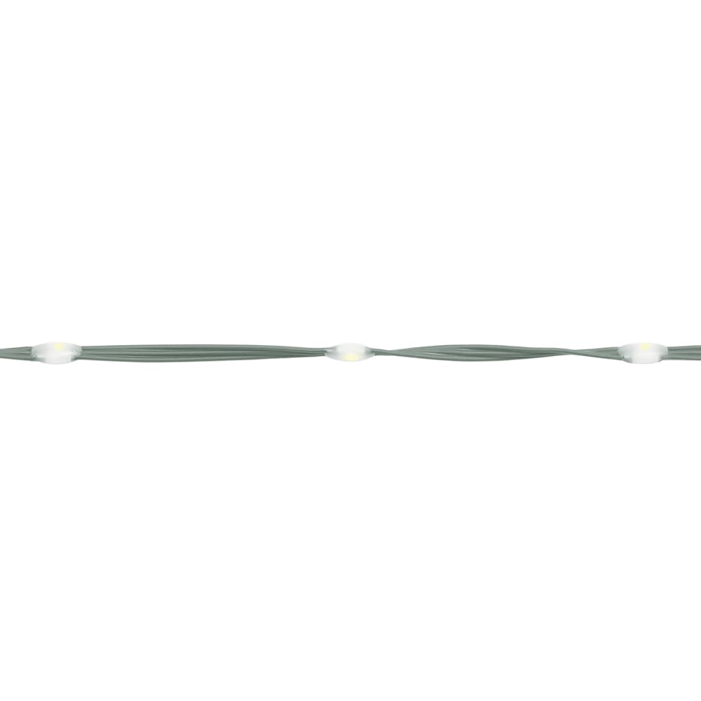 vidaXL Árvore de Natal luminosa c/ estacas 570 LED 300cm branco quente