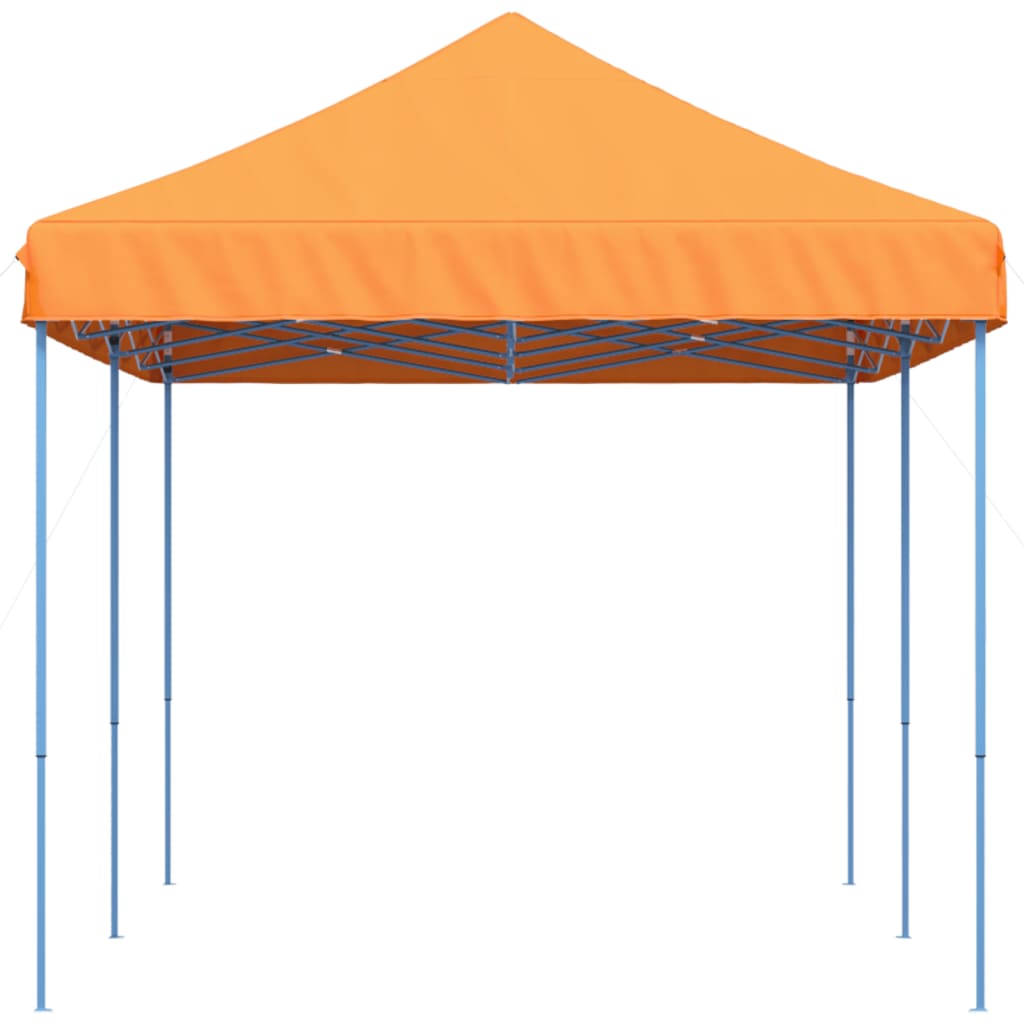 vidaXL Tenda para festas pop-up dobrável 580x292x315 cm laranja