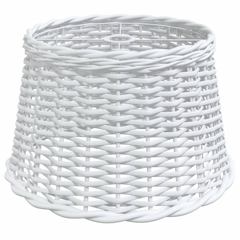 vidaXL Abajur de teto Ø45x28 cm vime branco