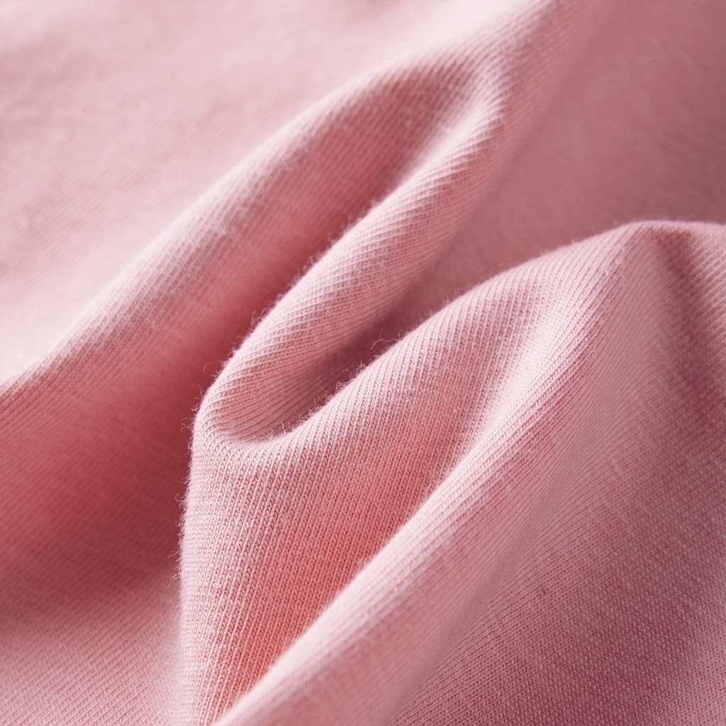 T-shirt de manga comprida para criança rosa-claro 116
