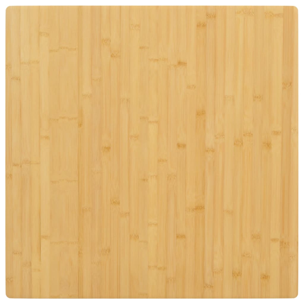 vidaXL Tampo de mesa 70x70x4 cm bambu