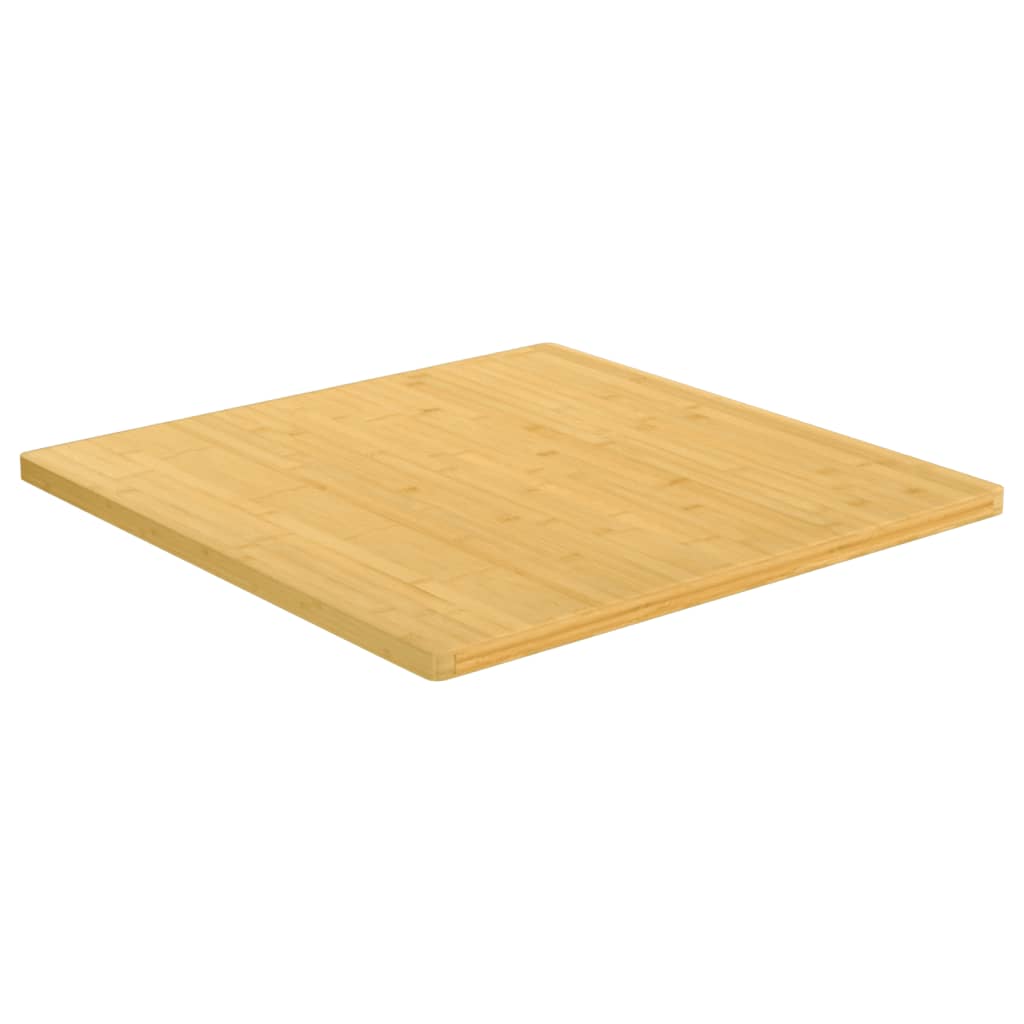 vidaXL Tampo de mesa 90x90x2,5 cm bambu