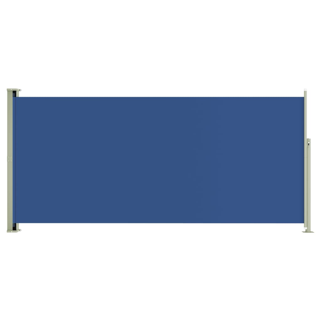 vidaXL Toldo lateral retrátil para pátio 140x300 cm azul