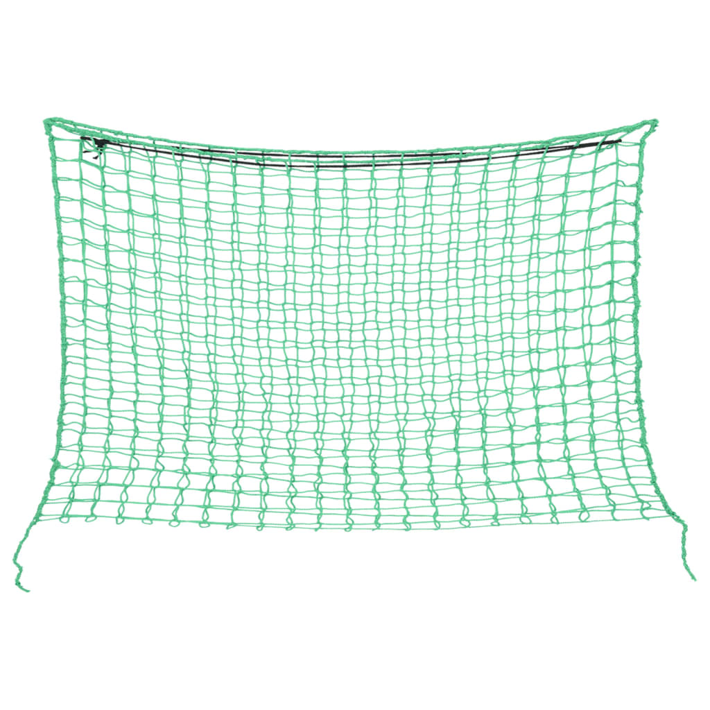 VidaXL Redes para feno 2 pcs retangular 90x60 cm PP verde