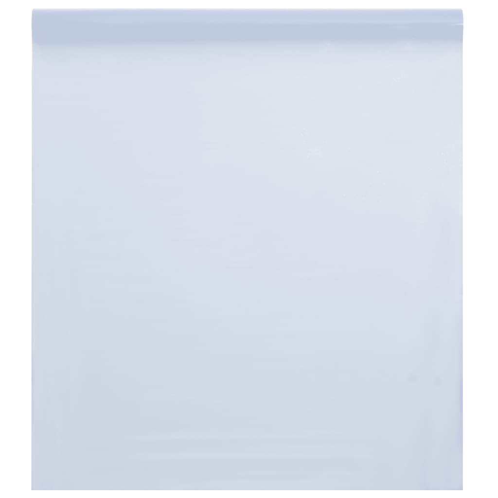 vidaXL Películas janela estática 3 pcs PVC branco transparente fosco