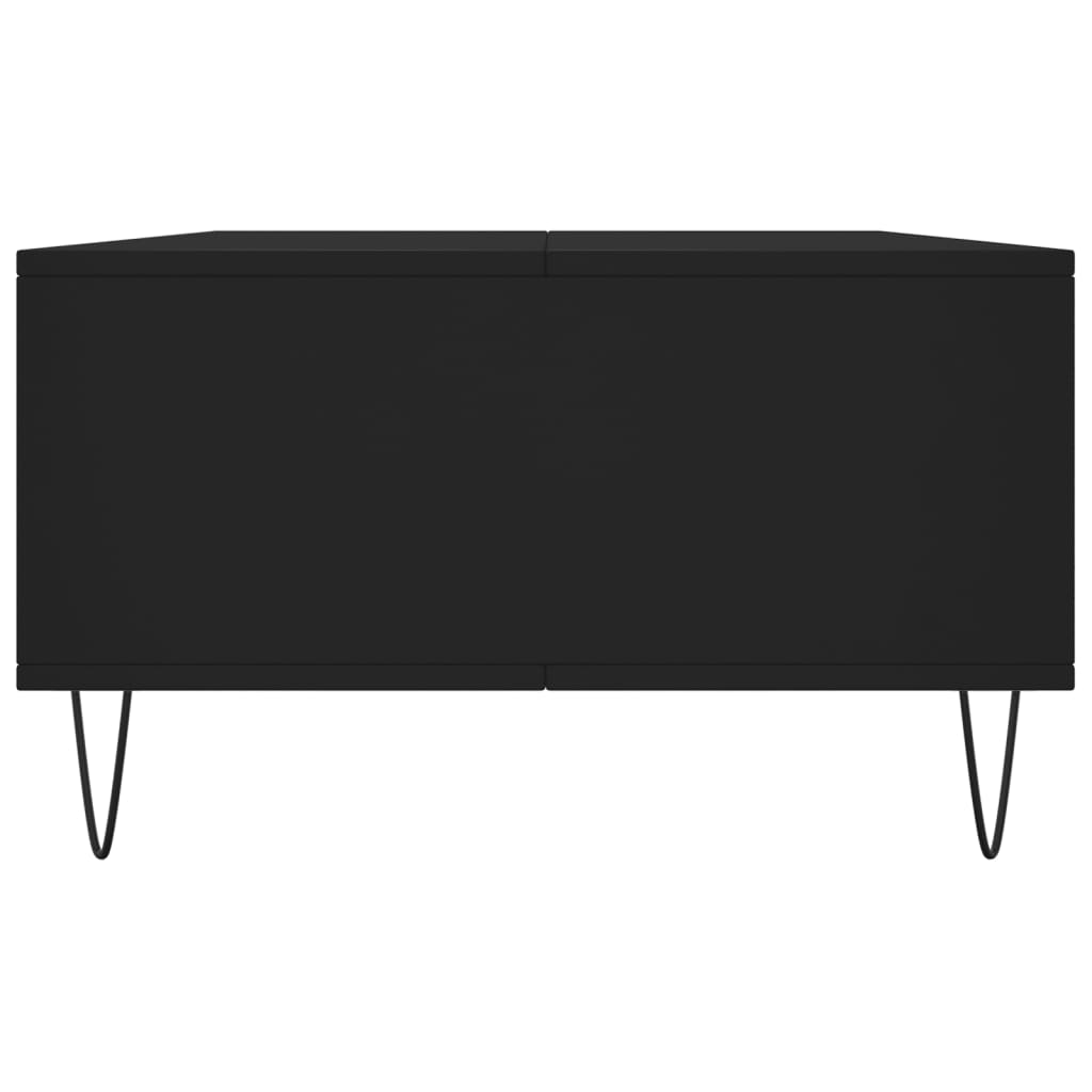 vidaXL Mesa de centro 104x60x35 cm derivados de madeira preto