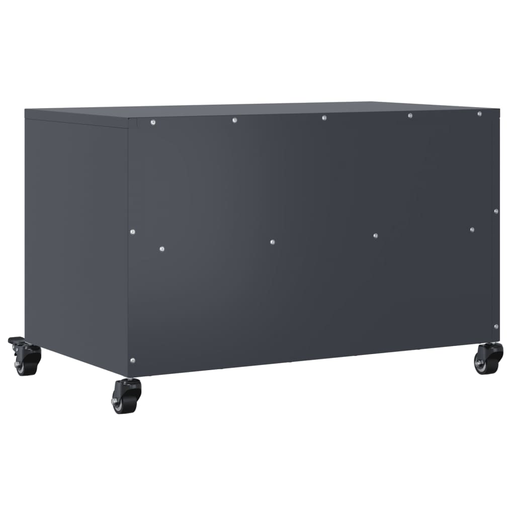 vidaXL Móvel de TV 68x39x43,5 cm aço antracite