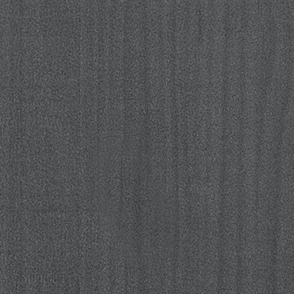 vidaXL Estante/divisória 40x35x135 cm pinho maciço cinzento