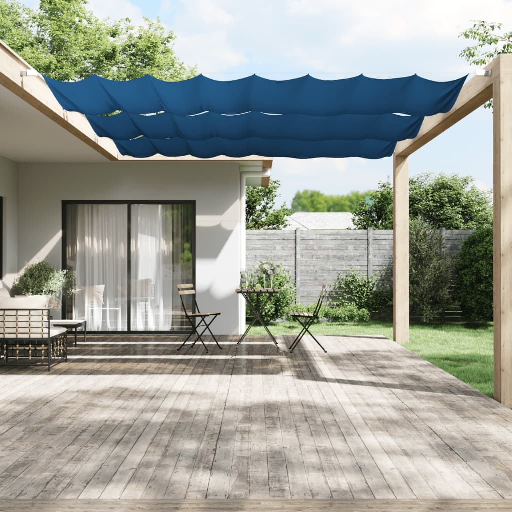 vidaXL Toldo vertical 140x800 cm tecido oxford azul