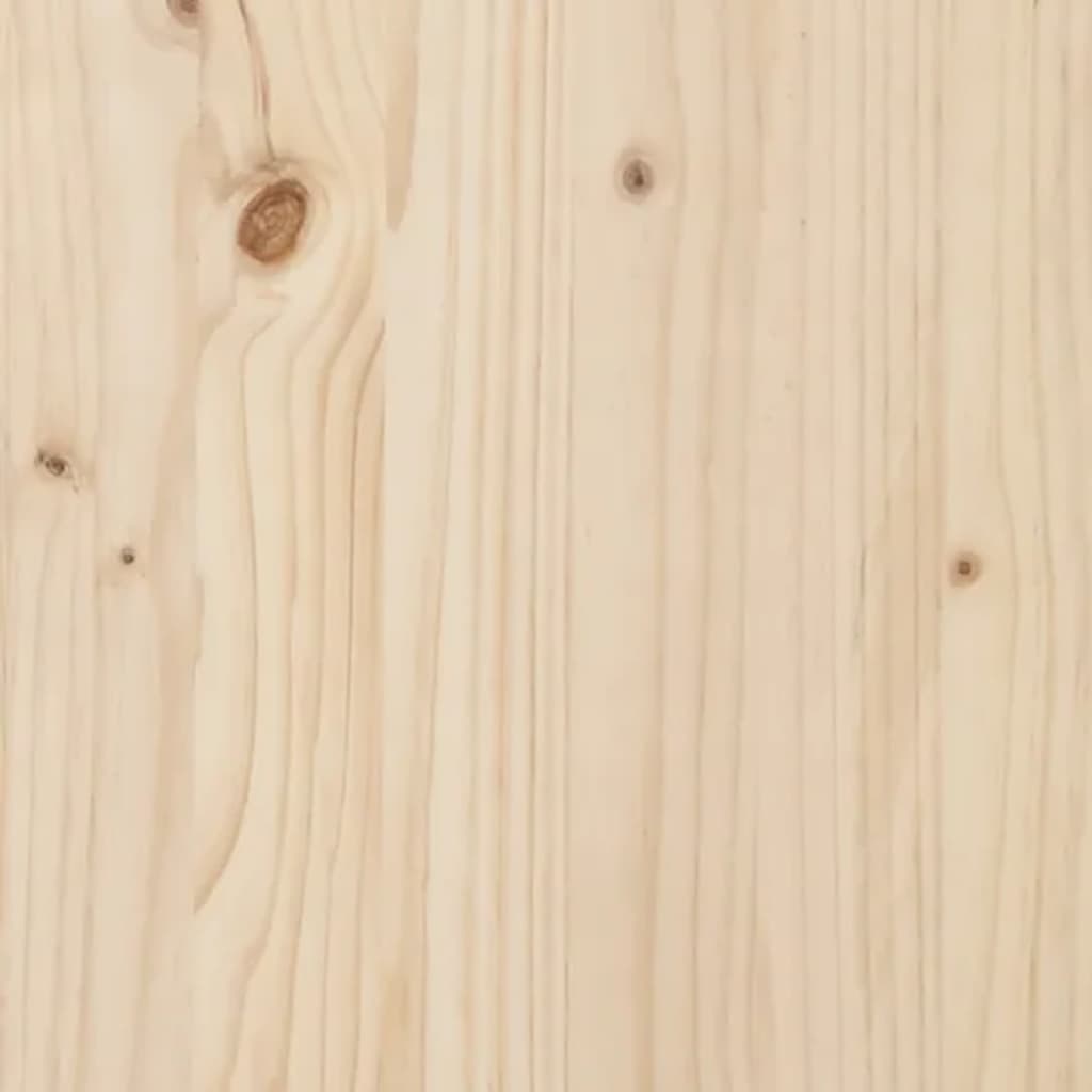 vidaXL Cama de paletes de solteiro 90x190 cm madeira de pinho maciça