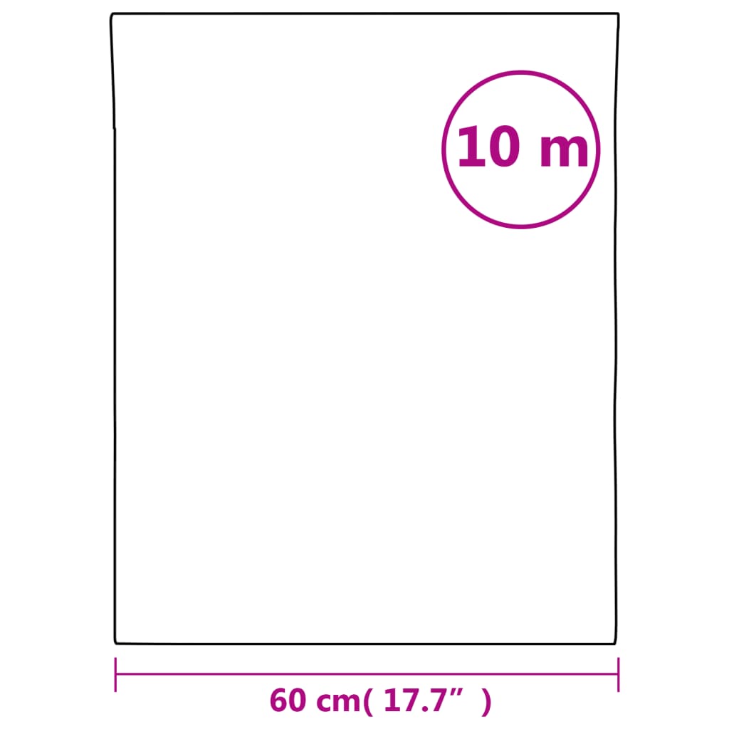 vidaXL Película para janela fosca 60x1000 cm PVC branco