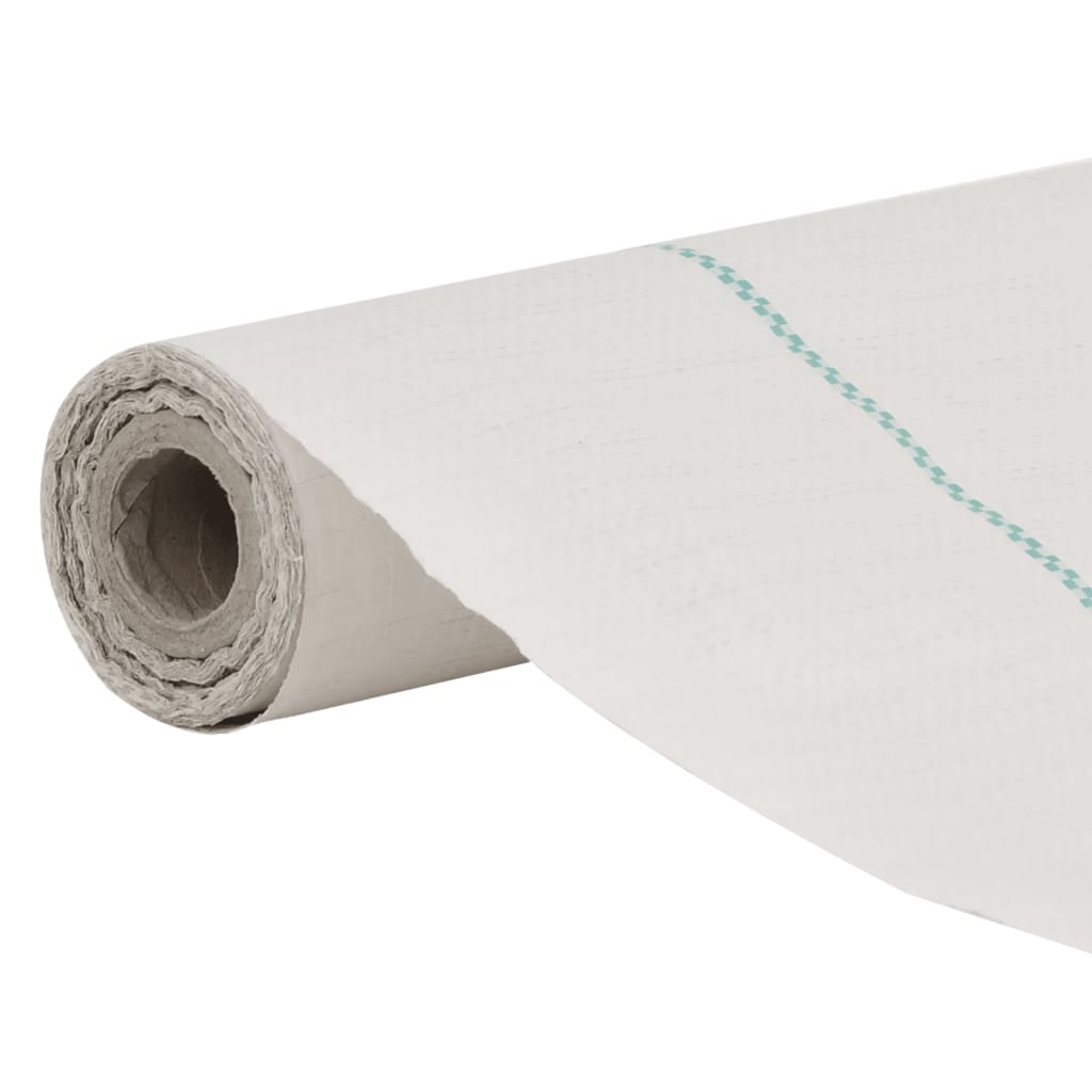 vidaXL Tela para ervas daninhas 1,5x10 m PP branco