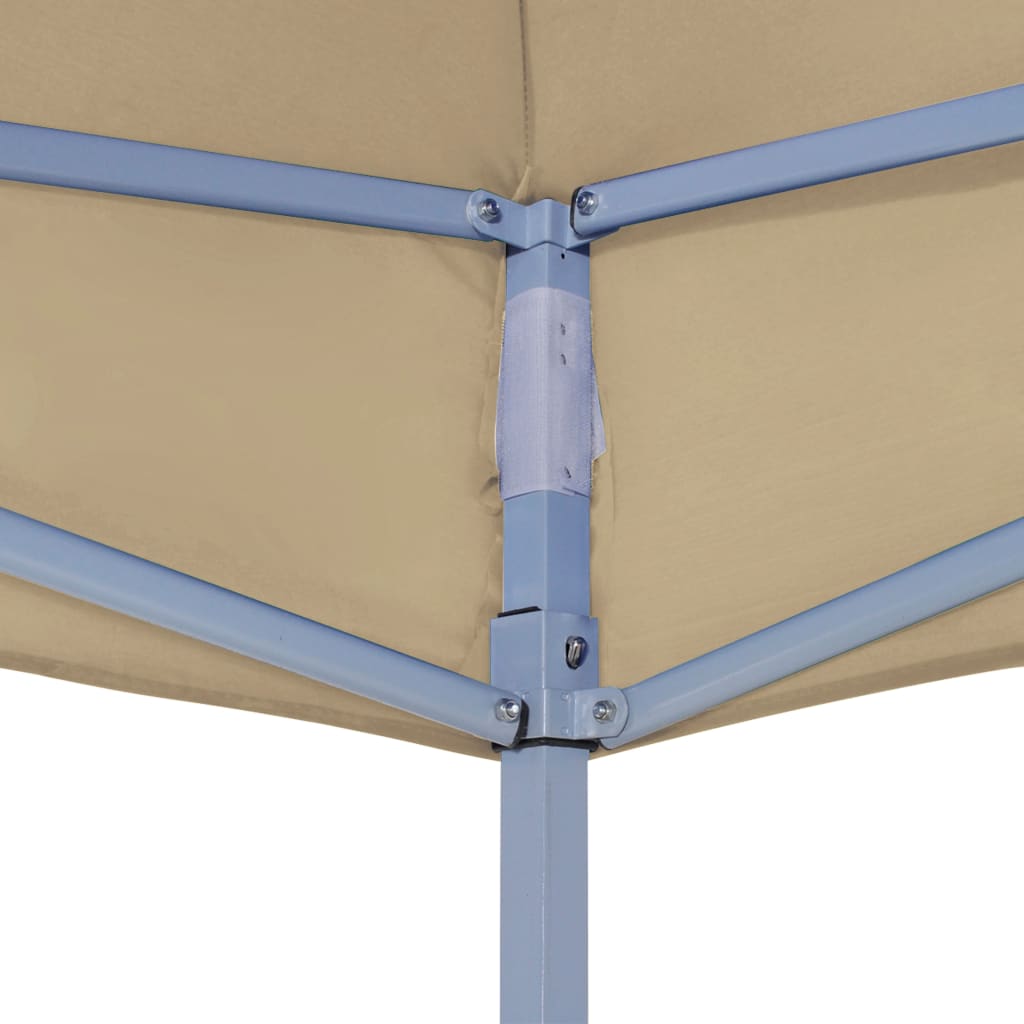 vidaXL Teto para tenda de festas 4,5x3 m 270 g/m² bege