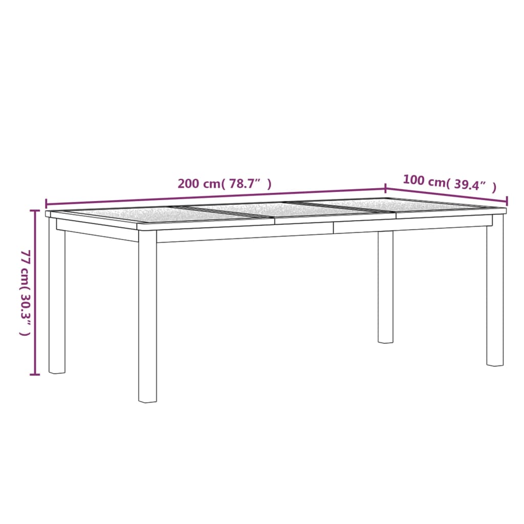 vidaXL 3 pcs conjunto de jantar para jardim madeira de teca maciça