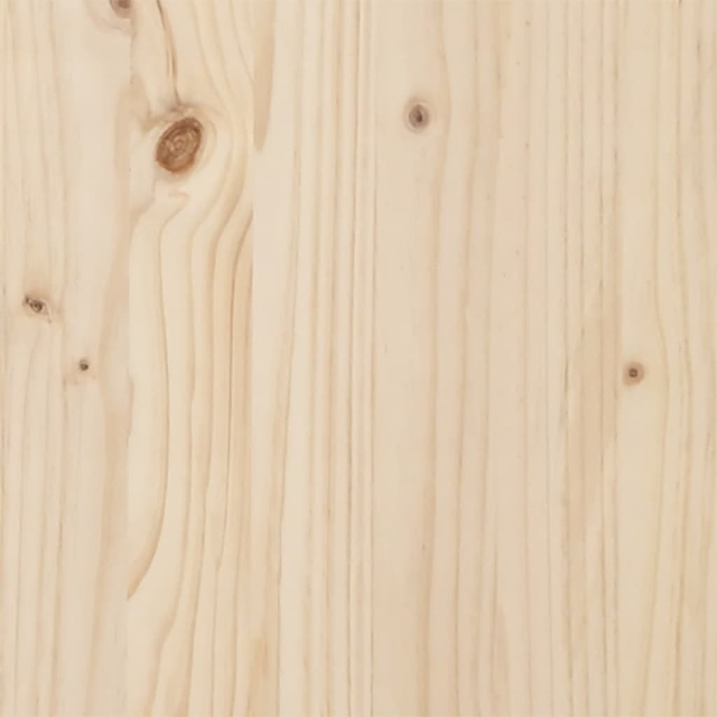 vidaXL Cabeceira 120 cm madeira de pinho maciça