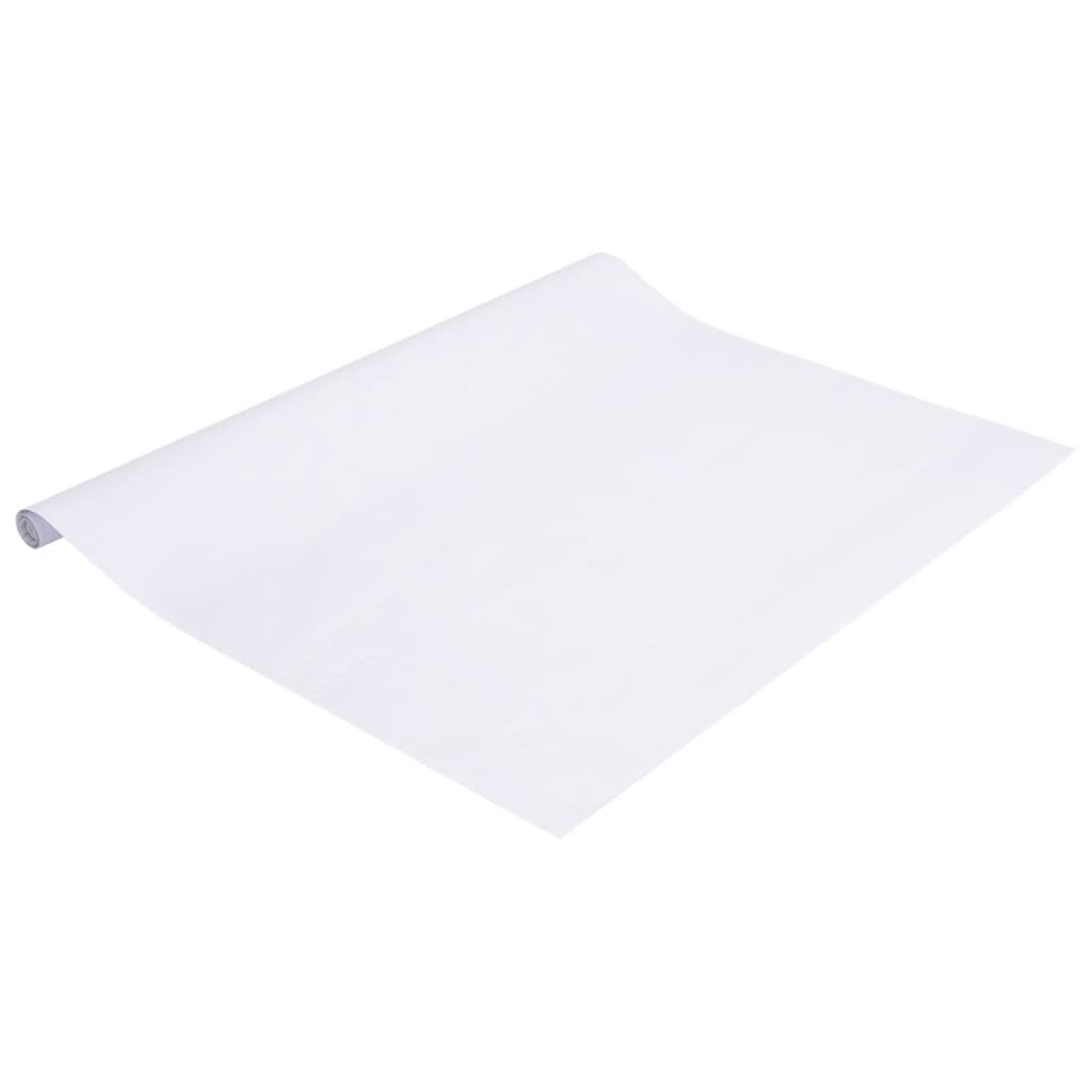 vidaXL Película para janela fosca 90x1000 cm PVC branco