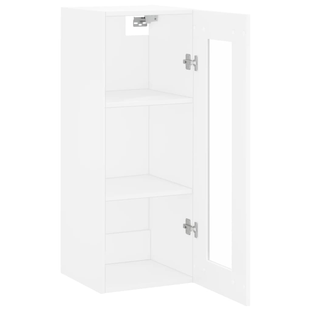 vidaXL Armário de parede 34,5x34x90 cm branco