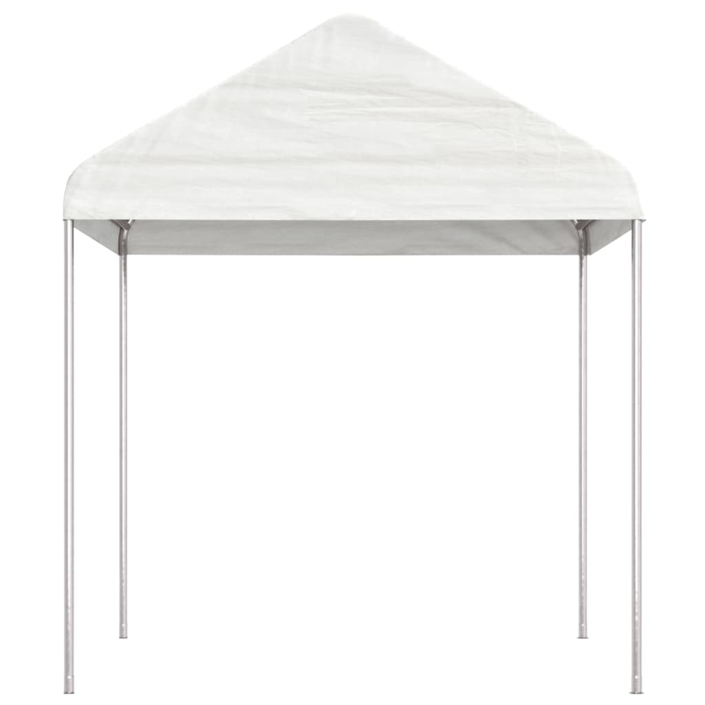 vidaXL Gazebo com telhado 17,84x2,28x2,69 m polietileno branco