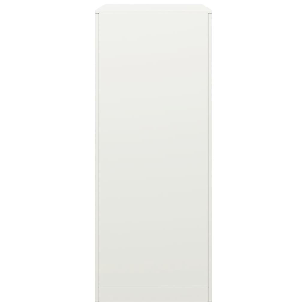 vidaXL Suporte para lenha 60x40x100 cm aço branco