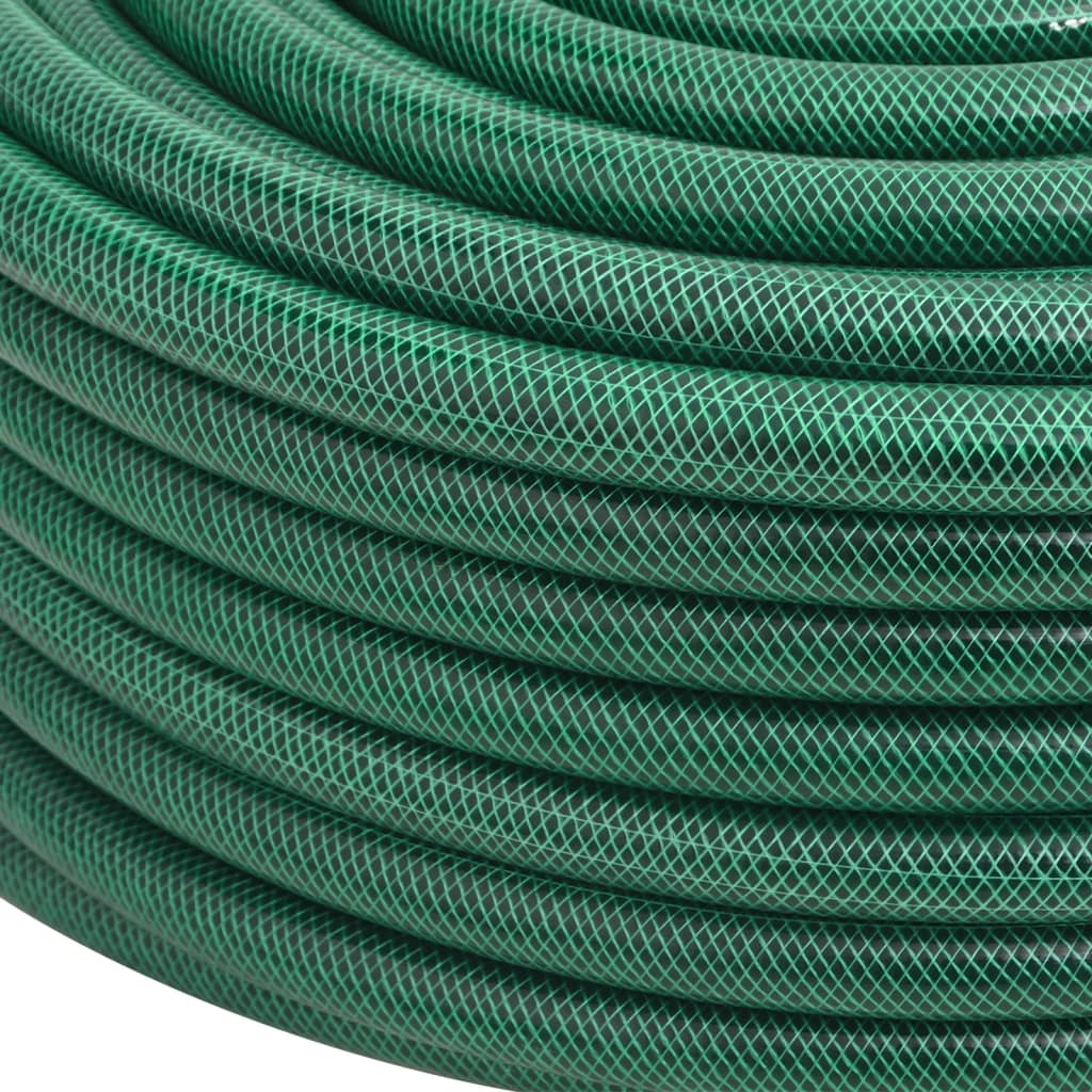 vidaXL Mangueira de jardim 1" 10 m PVC verde