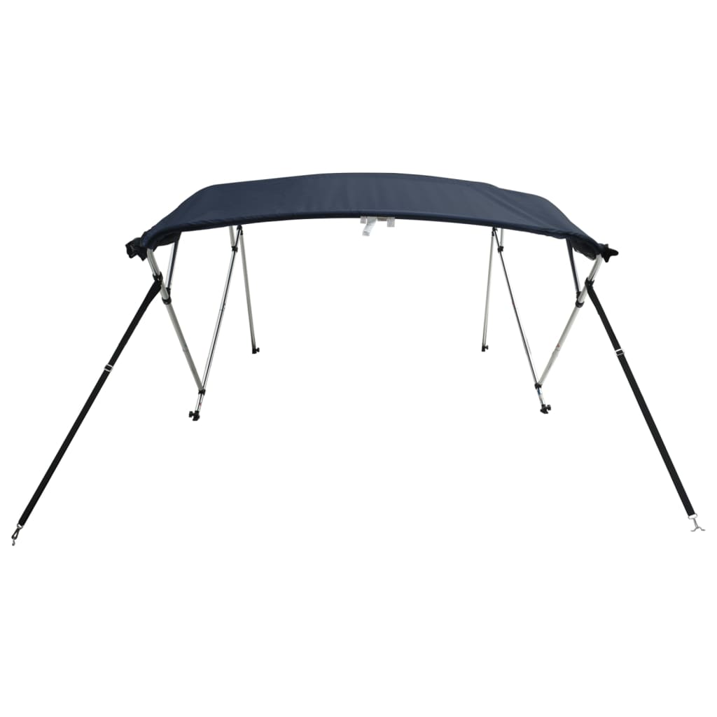 vidaXL Toldo 4 arcos Bimini paredes malha laterais 243x(200-213)x137cm