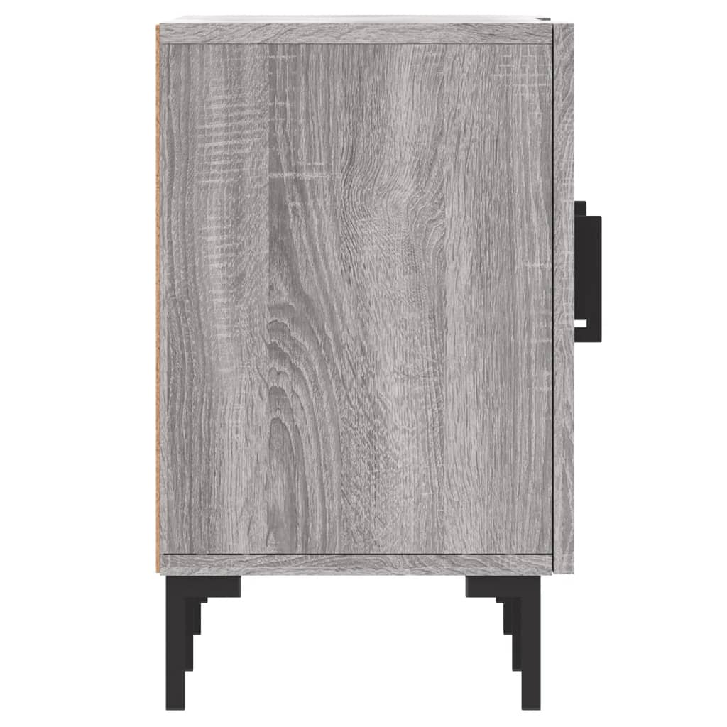 vidaXL Móvel de TV 150x30x50 cm derivados de madeira cinzento sonoma