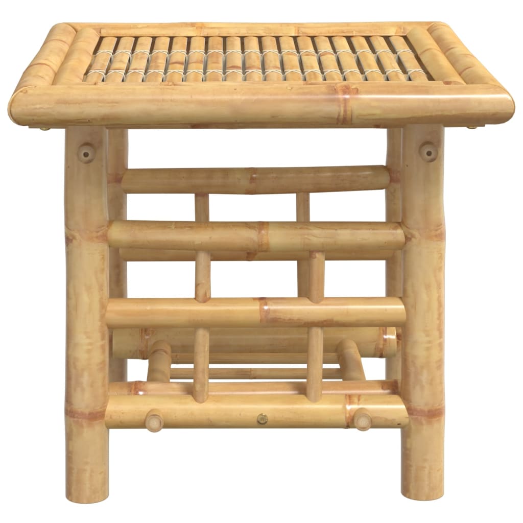 vidaXL Mesa de apoio 45x45x45 cm bambu