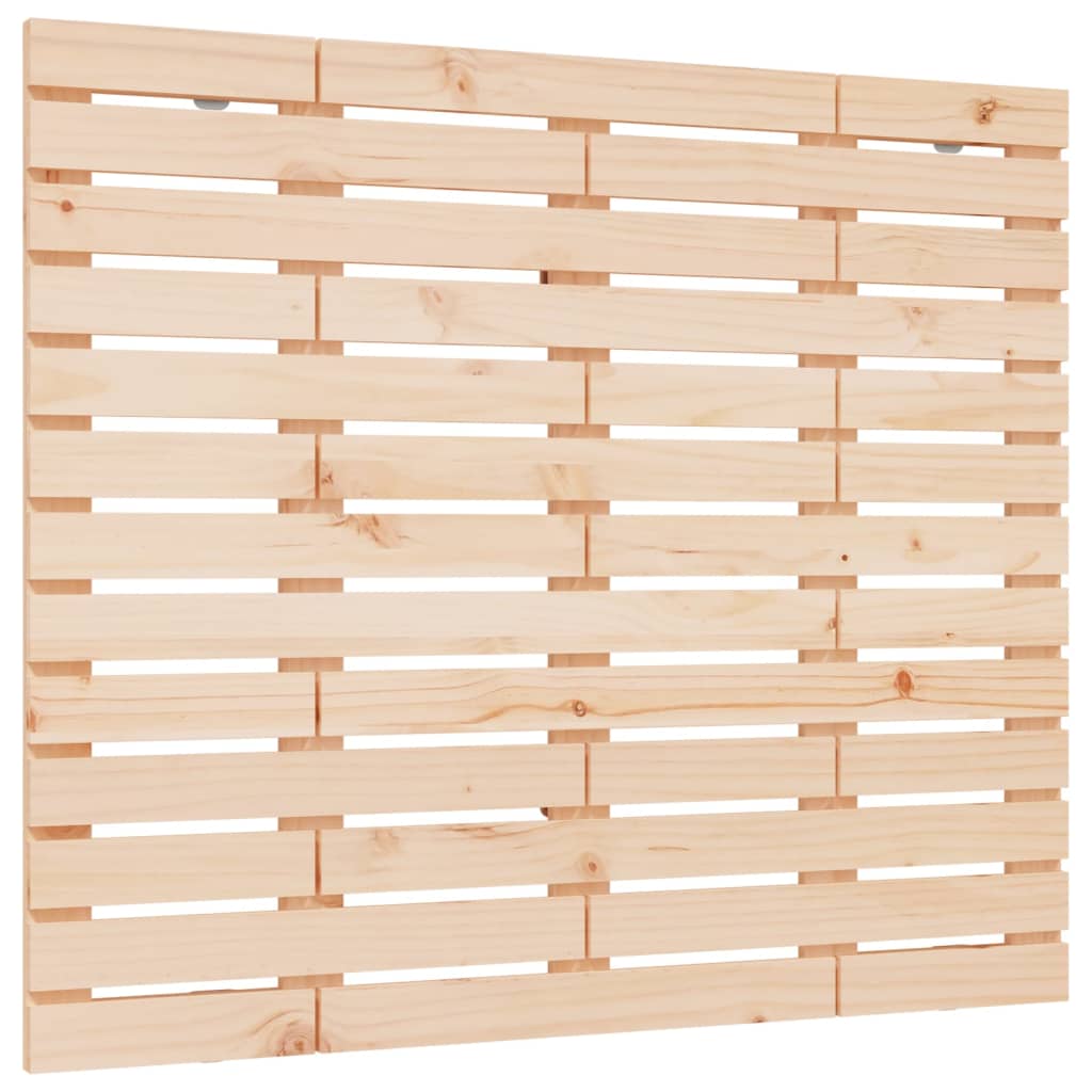 vidaXL Cabeceira de parede 106x3x91,5 cm madeira de pinho maciça