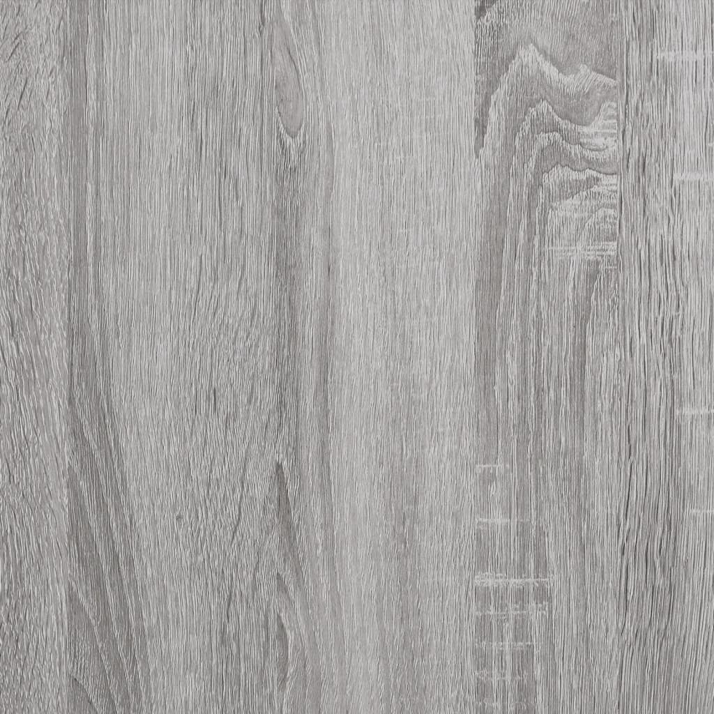 vidaXL Secretária 100x55x75 cm derivados de madeira cinzento sonoma