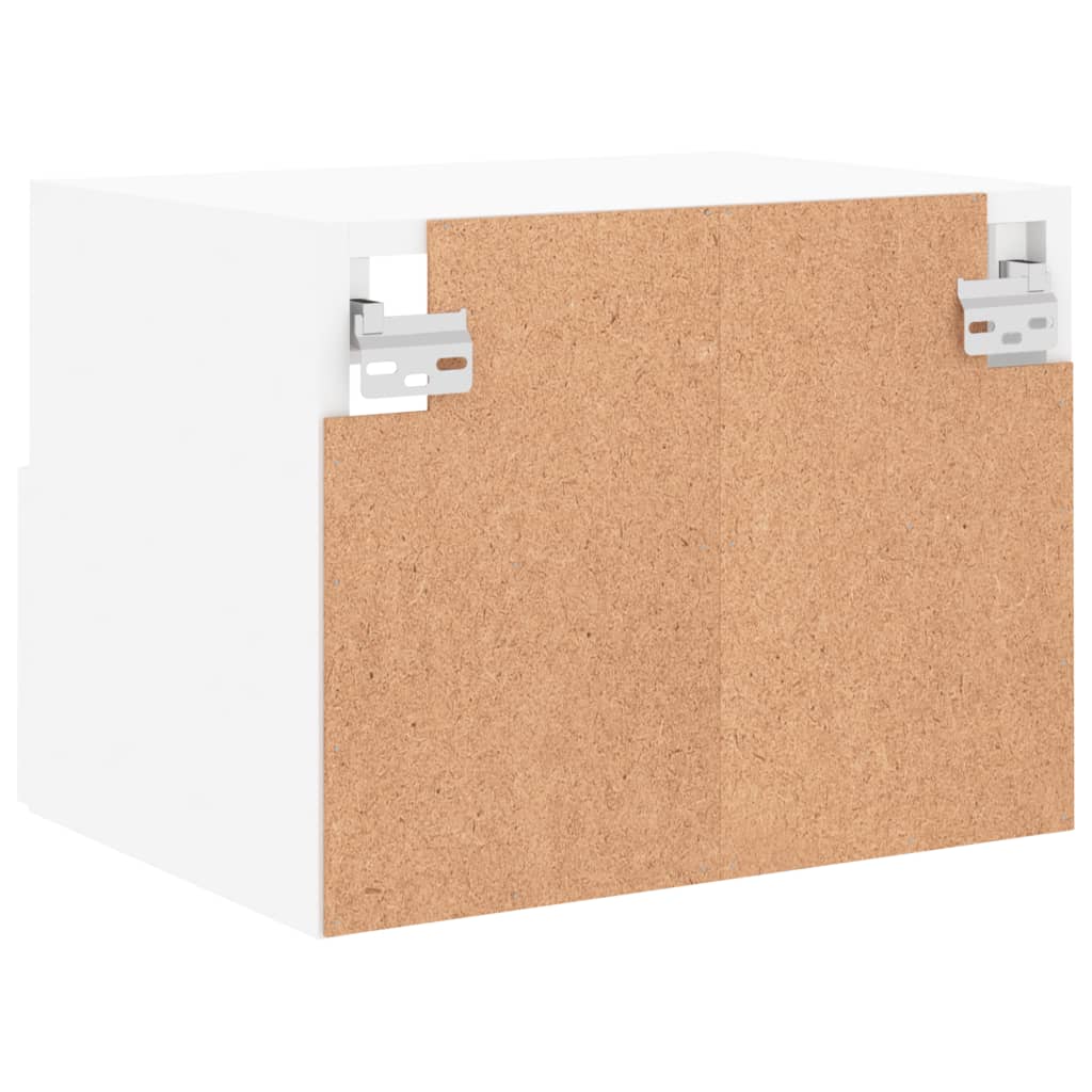 vidaXL Móveis de parede p/ TV 2pcs 40x30x30cm derivados madeira branco