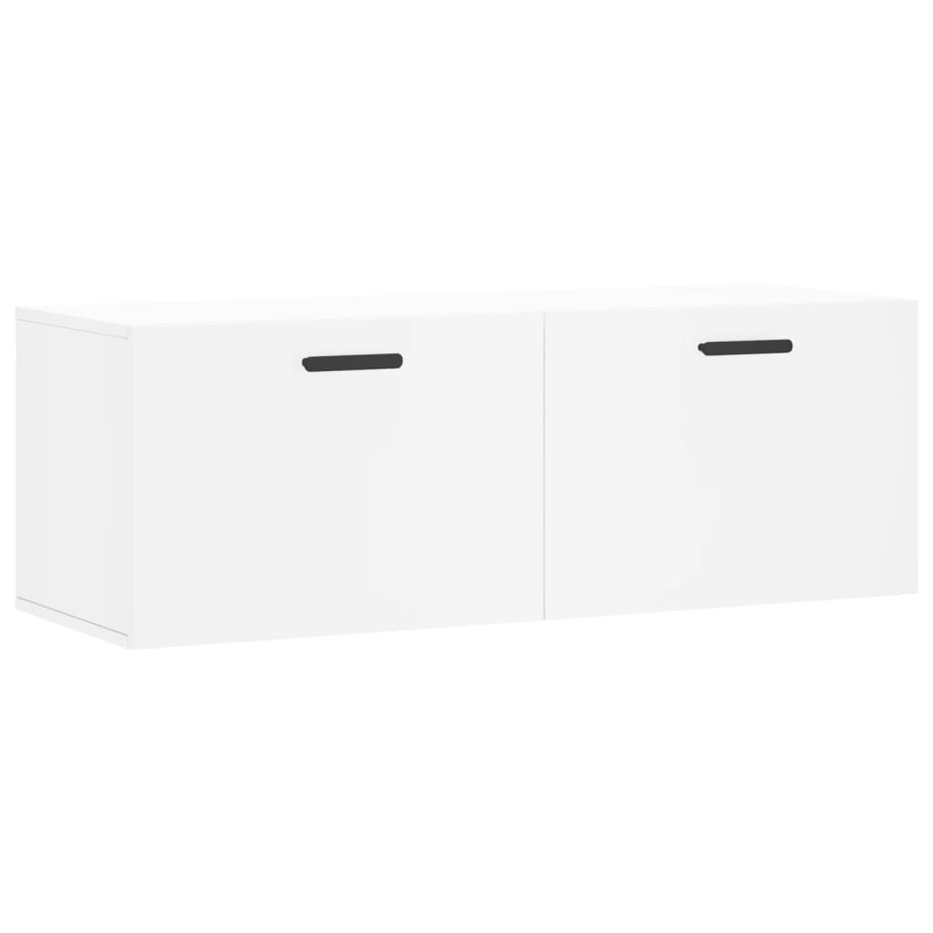 vidaXL Armário parede 100x36,5x35 cm derivados de madeira branco