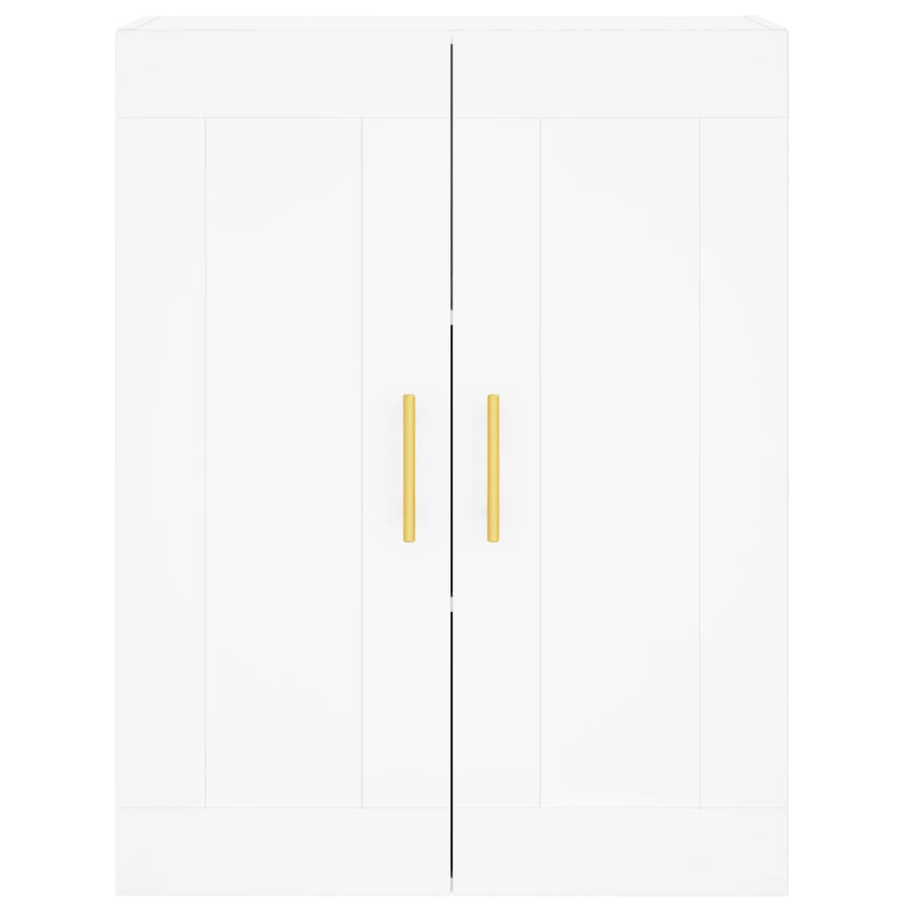 vidaXL Armário alto 69,5x34x180 cm derivados de madeira branco