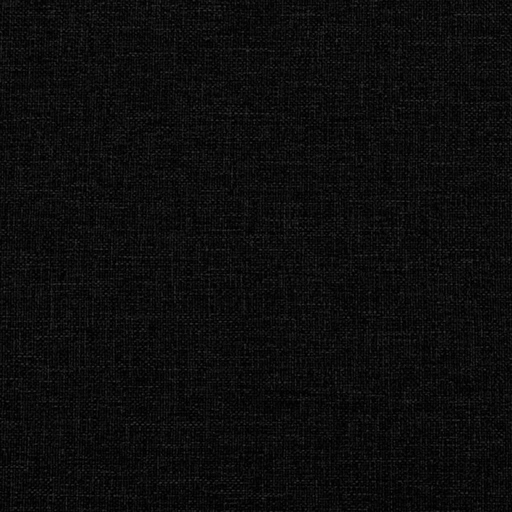 vidaXL Sofá-cama 90x200 cm tecido preto