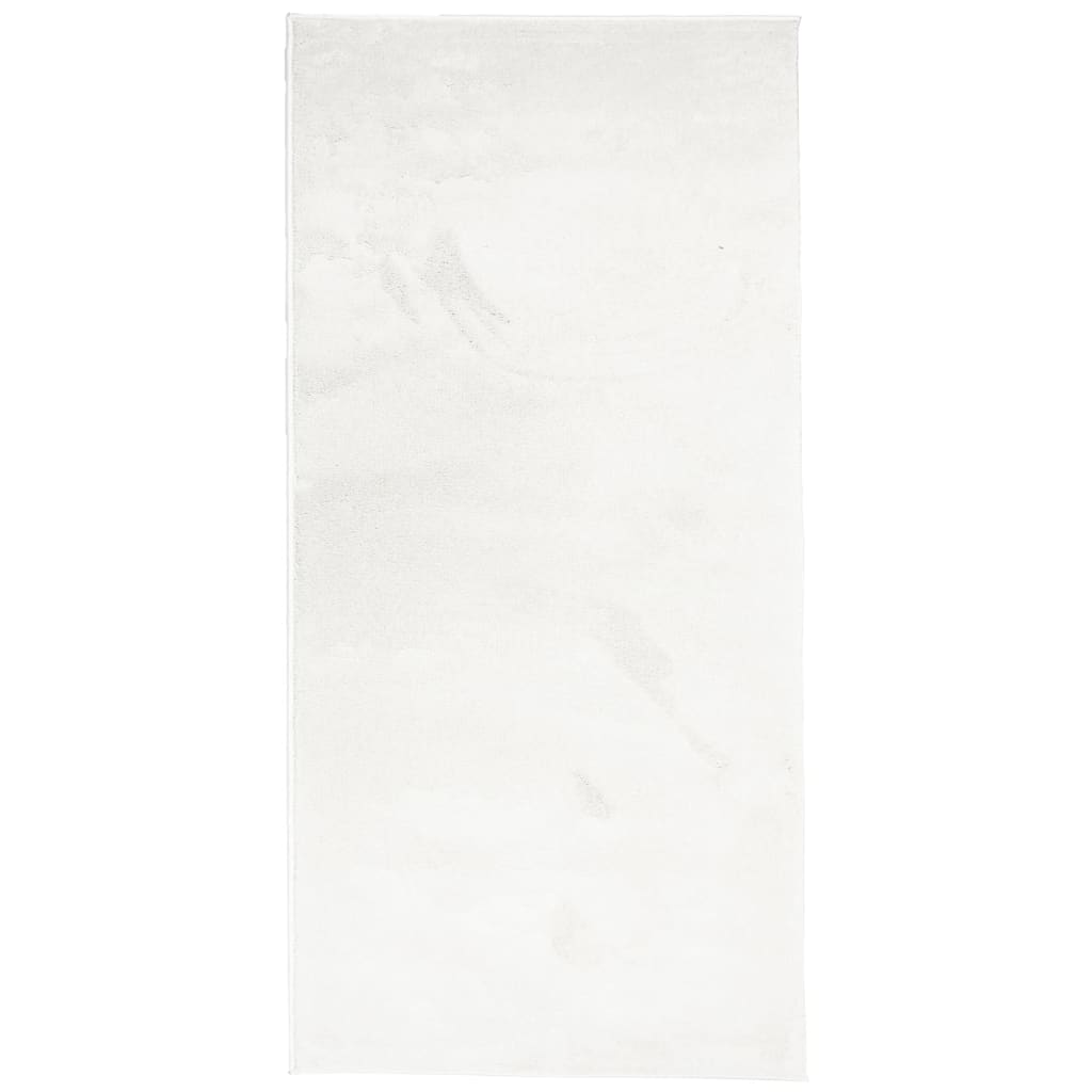 vidaXL Tapete de pelo curto OVIEDO 100x200 cm creme