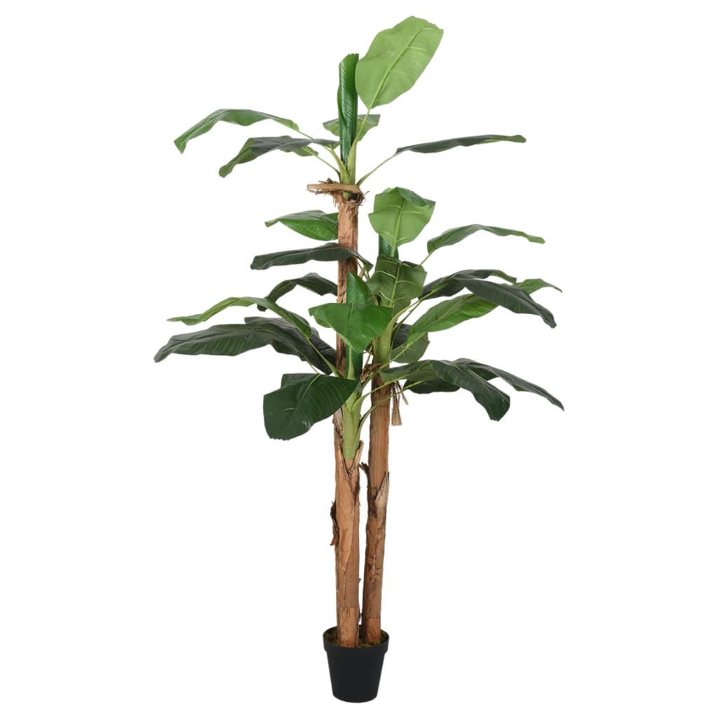 vidaXL Bananeira artificial 22 folhas 200 cm verde