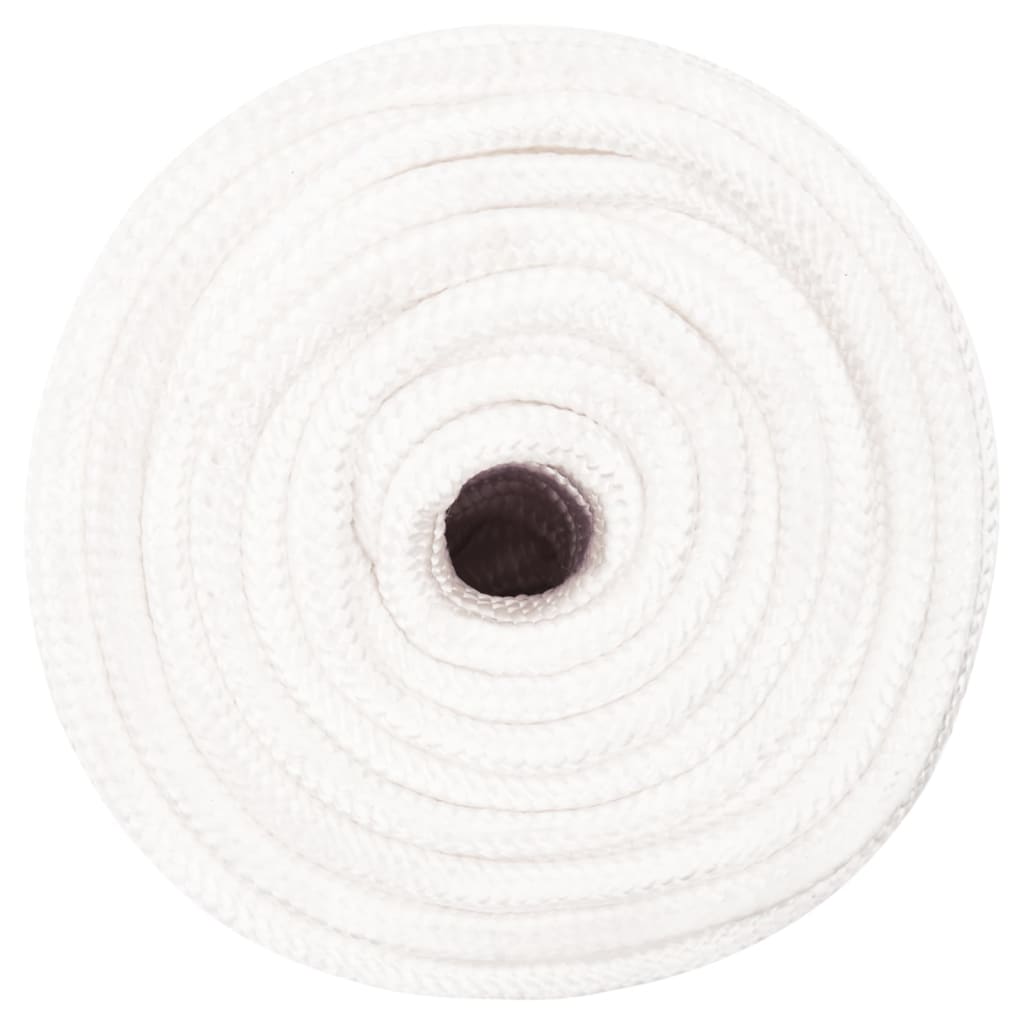 vidaXL Corda de barco 14 mm 25 m polipropileno branco completo