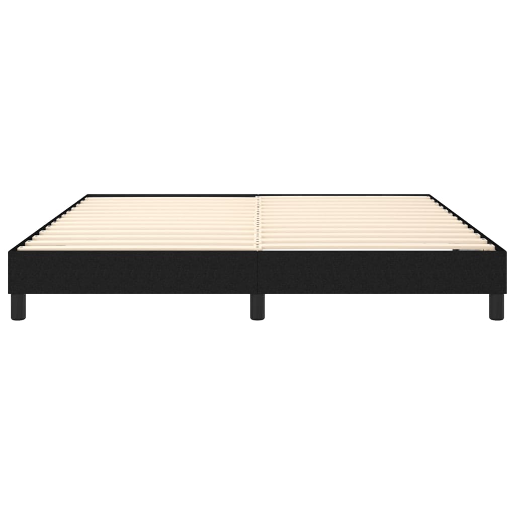 vidaXL Estrutura de cama 160x200 cm tecido preto