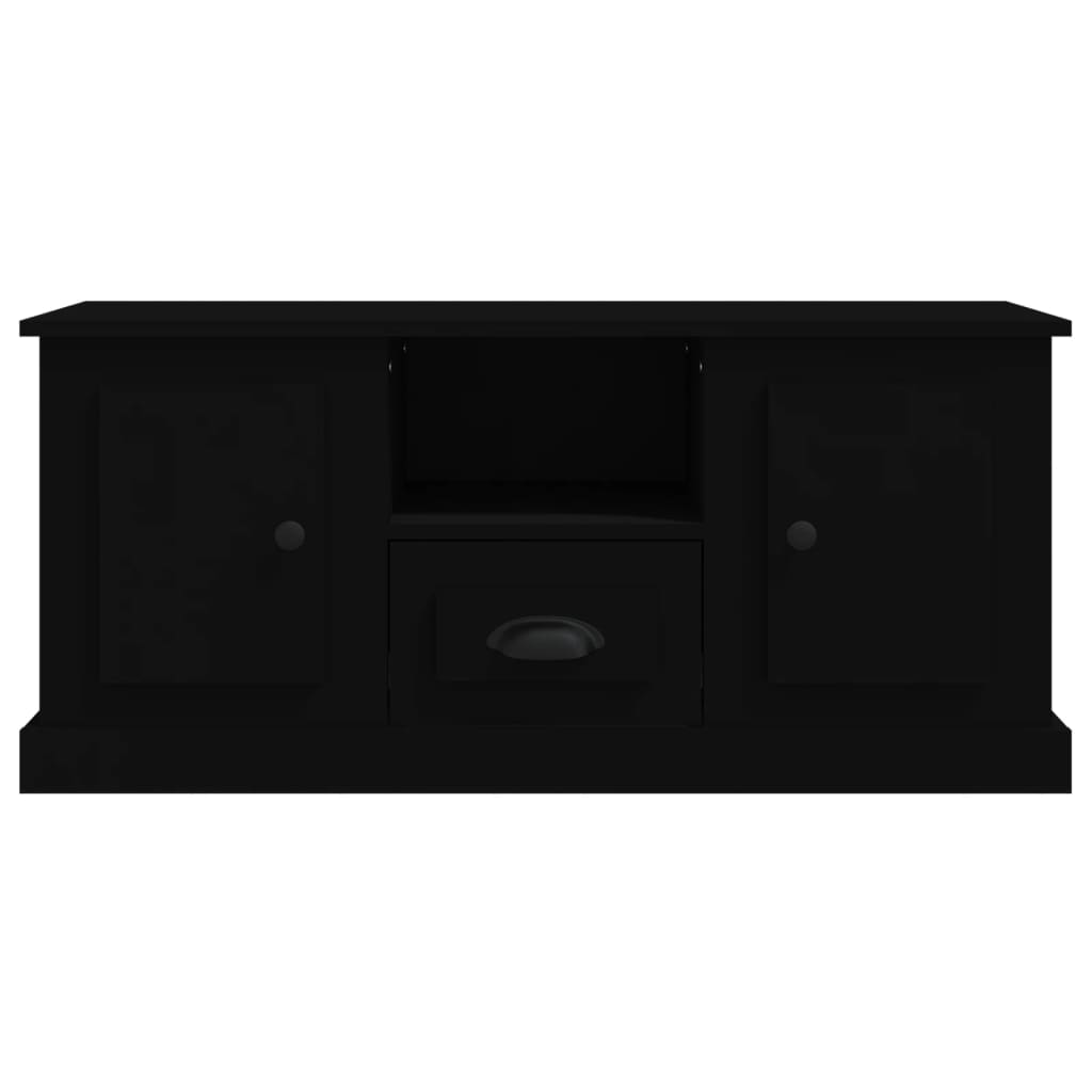 vidaXL Móvel de TV 100x35,5x45 cm derivados de madeira preto