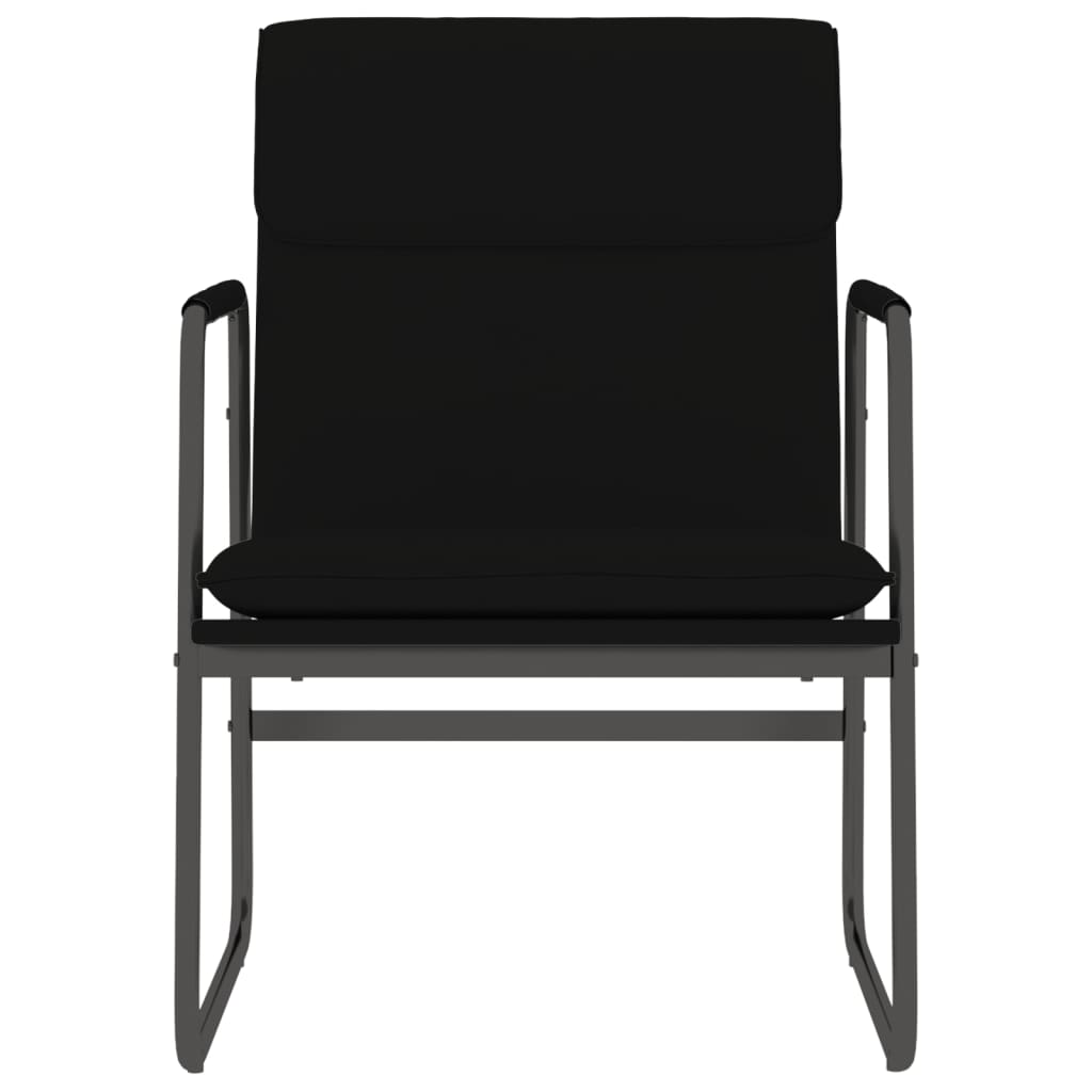 vidaXL Cadeira lounge 55x64x80 cm couro artificial preto