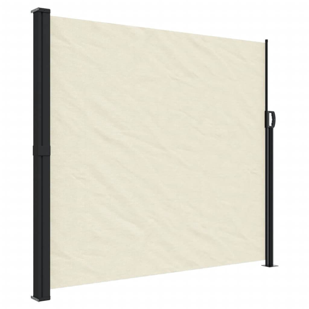 vidaXL Toldo lateral retrátil 180x600 cm cor creme