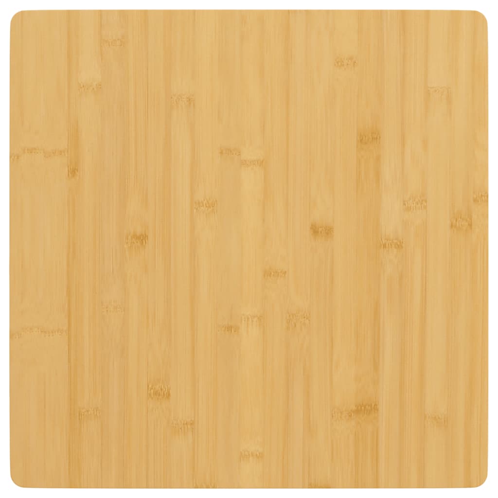 vidaXL Tampo de mesa 60x60x1,5 cm bambu