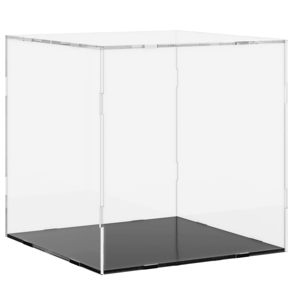 vidaXL Caixa de exposição 30x30x30 cm acrílico transparente